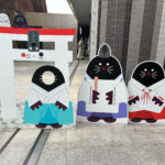 赤城神社のモグラの顔ハメパネル